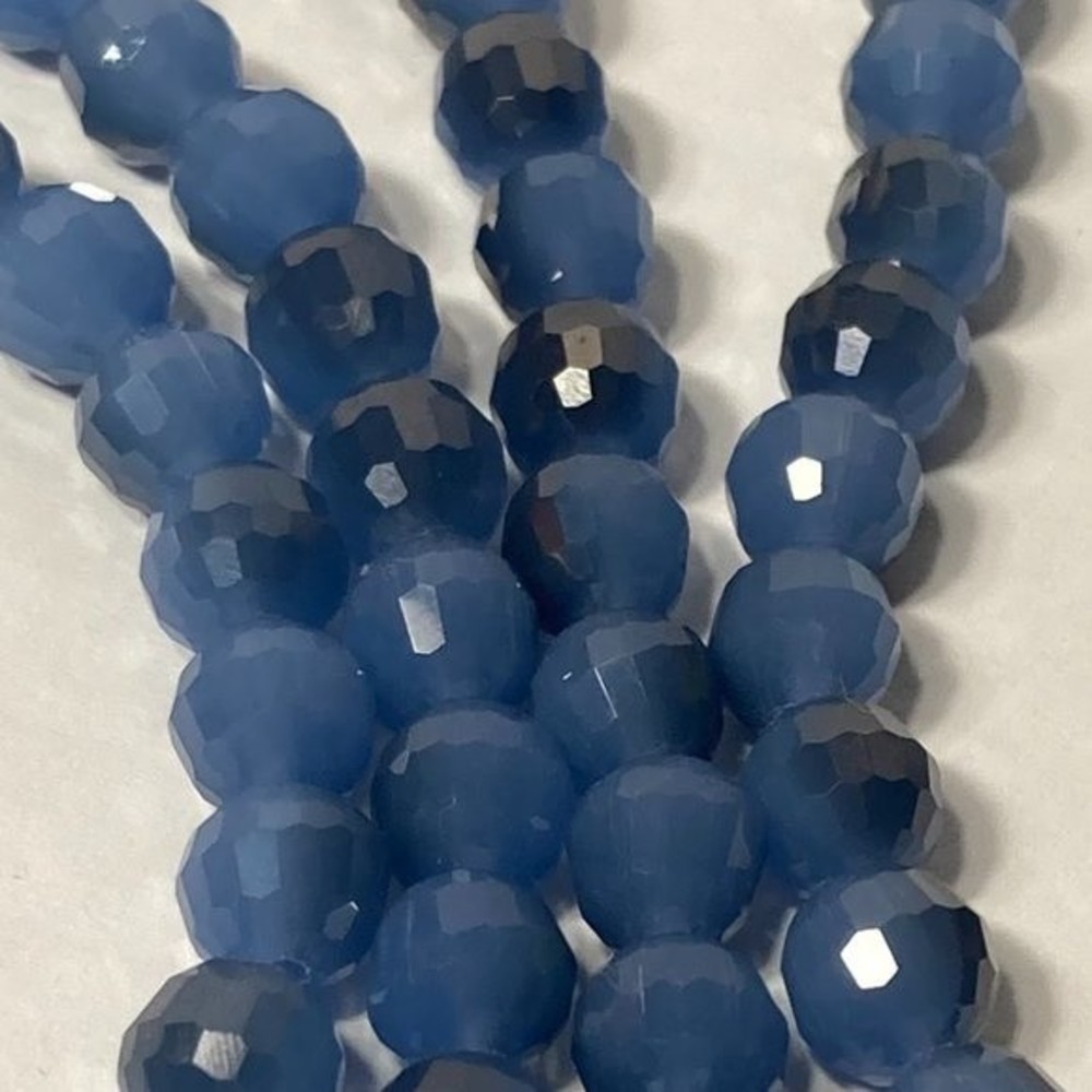 Darice Venezia Crystals Glass Jewelry Making Beads Crafts 8mm Aqua Blue